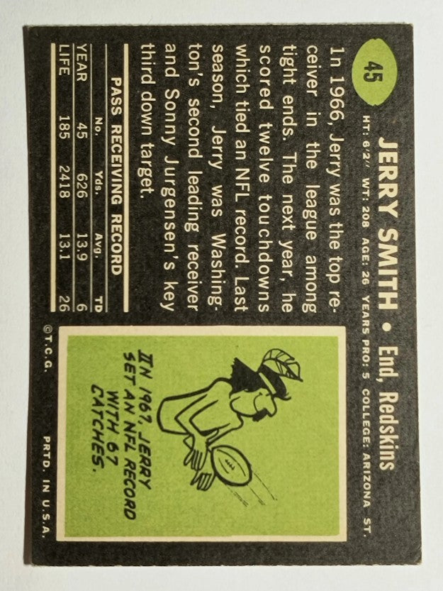 1969 Topps #45 Jerry Smith (EX)