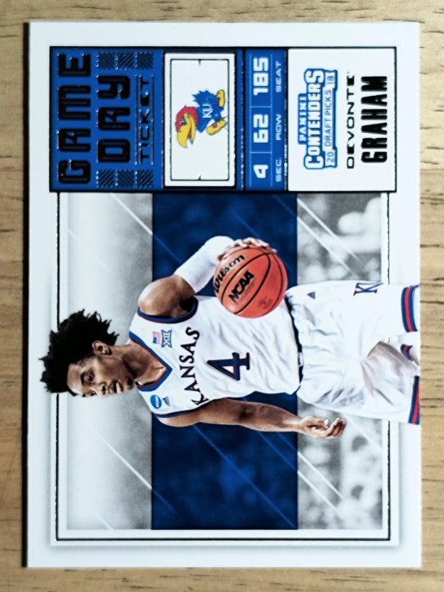 2018-19 Panini Contenders Draft Picks Game Day Tickets #31 Devonte' Graham