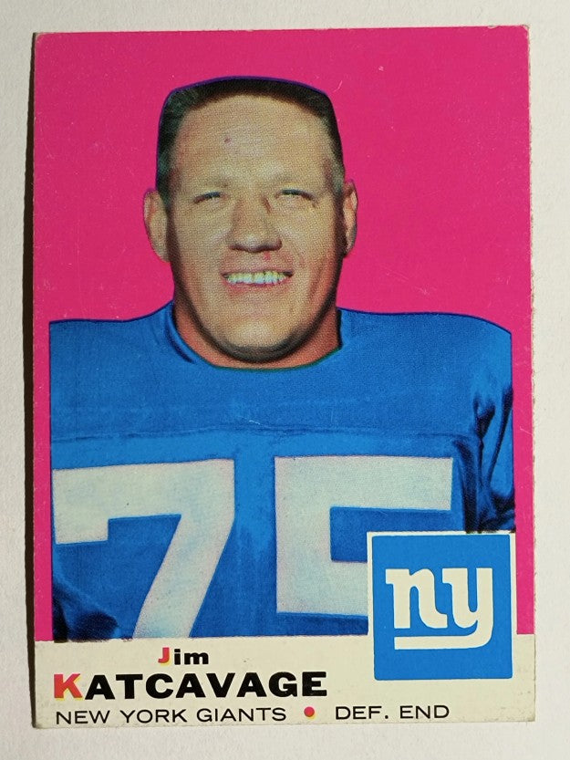 1969 Topps #84 Jim Katcavage (EX)