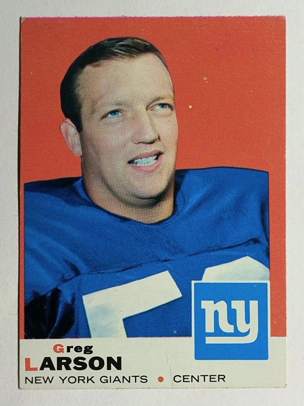 1969 Topps #106 Greg Larson (VGEX)