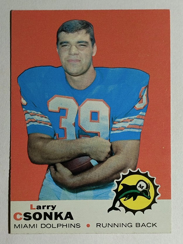 1969 Topps #120 Larry Csonka RC (NM)