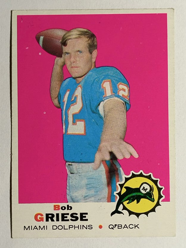 1969 Topps #161 Bob Griese (EXMT)