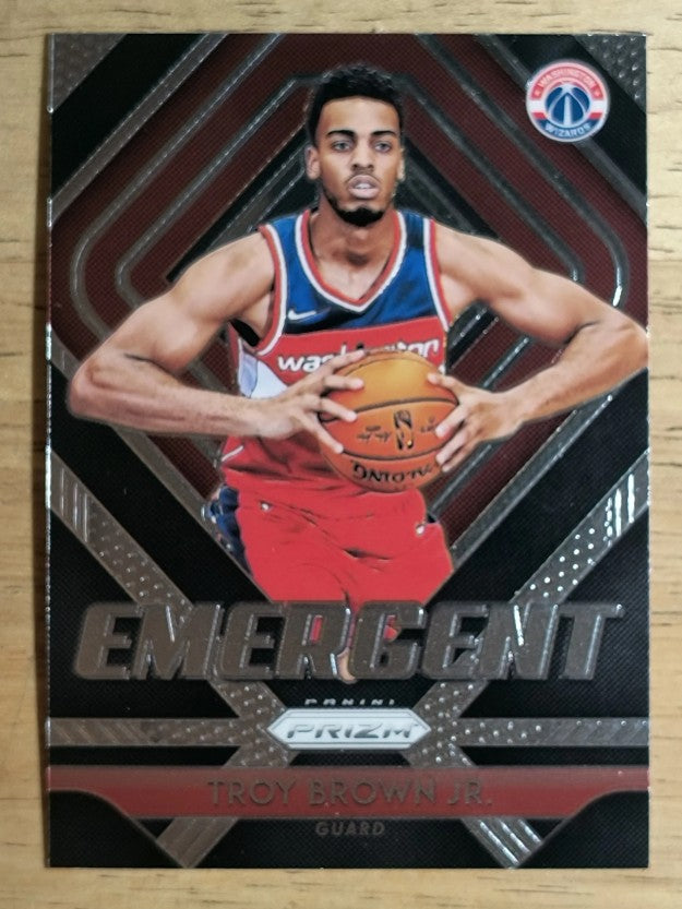 2018-19 Panini Prizm Emergent #15 Troy Brown Jr.
