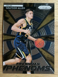 2018-19 Panini Prizm Freshman Phenoms #5 Grayson Allen