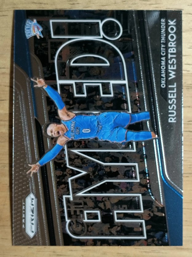 2018-19 Panini Prizm Get Hyped! #1 Russell Westbrook
