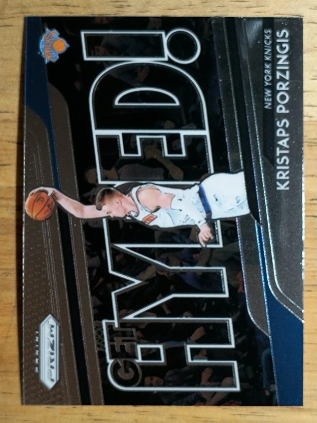 2018-19 Panini Prizm Get Hyped! #3 Kristaps Porzingis