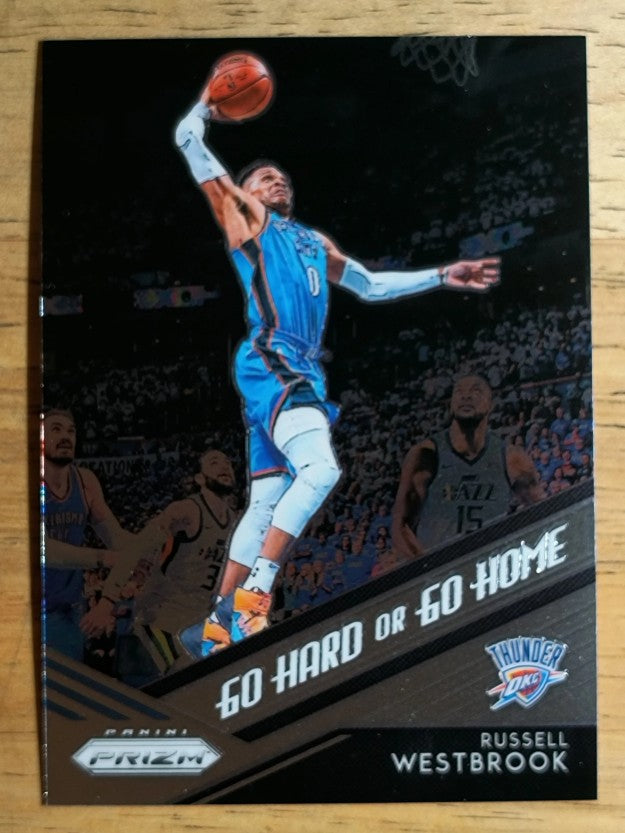 2018-19 Panini Prizm Go Hard or Go Home #20 Russell Westbrook