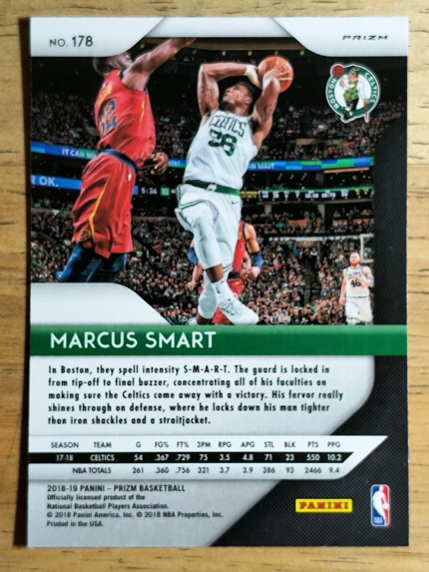 2018-19 Panini Prizm Prizms Green #178 Marcus Smart