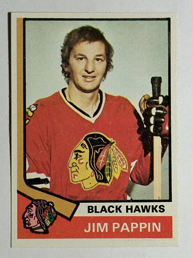 1974-75 Topps #113 Jim Pappin (NM)