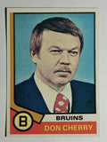 1974-75 Topps #161 Don Cherry CO RC (NMMT)