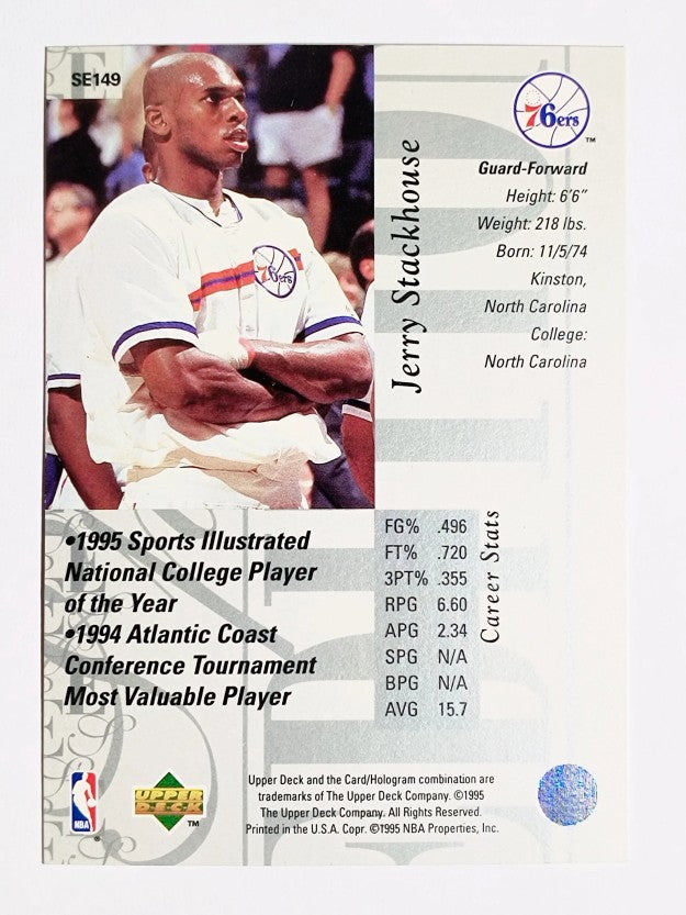 1995-96 Upper Deck Special Edition #149 Jerry Stackhouse