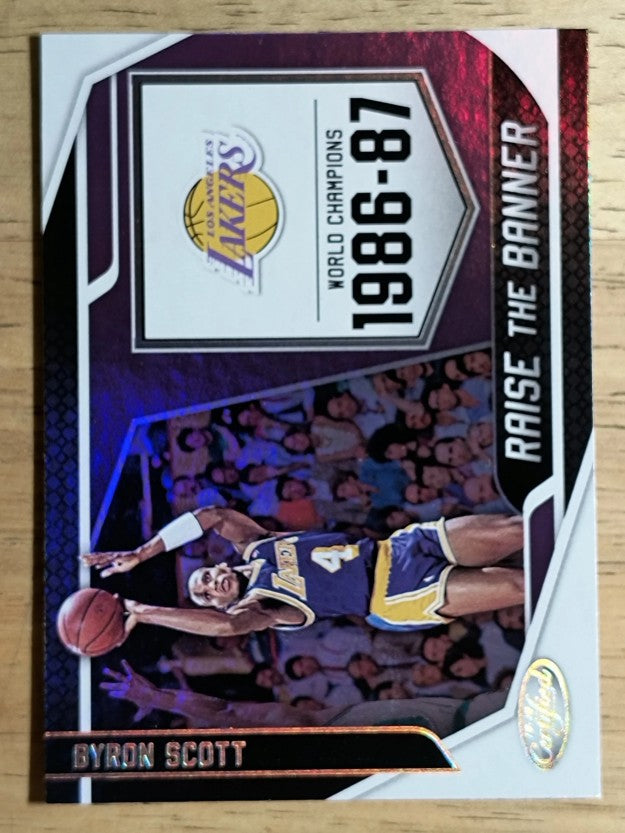2019-20 Certified Raise the Banner #7 Byron Scott