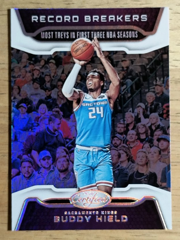 2019-20 Certified Record Breakers #9 Buddy Hield