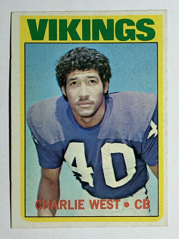 1972 Topps #53 Charlie West RC (EXMT)
