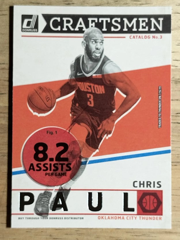 2019-20 Donruss Craftsmen #2 Chris Paul