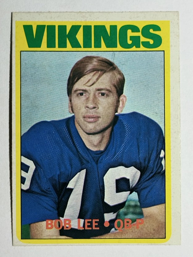 1972 Topps #71 Bob Lee RC (EX)