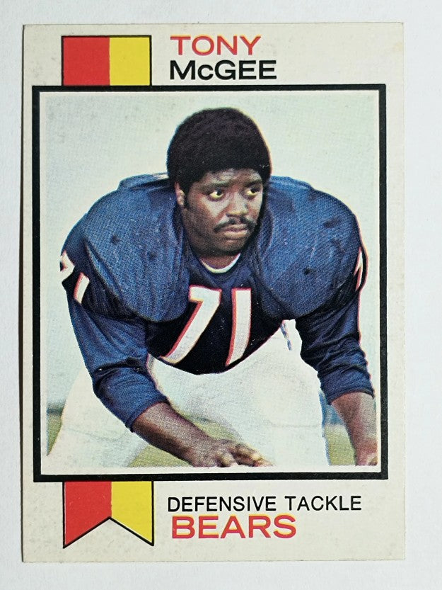 1973 Topps #228 Tony McGee DT RC (NM)