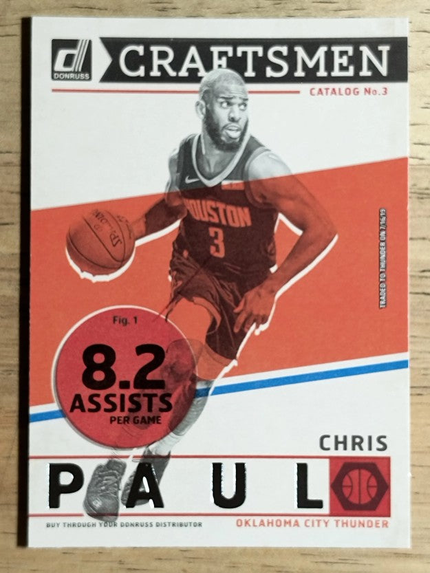 2019-20 Donruss Craftsmen #2 Chris Paul