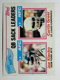 1982 Topps #259 QB Sack Leaders/Joe Klecko/Curtis Greer
