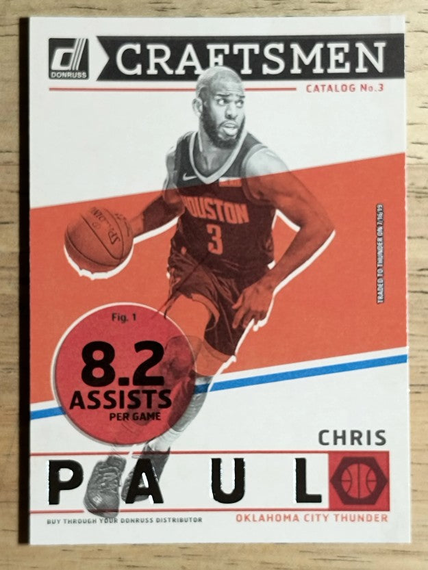 2019-20 Donruss Craftsmen #2 Chris Paul
