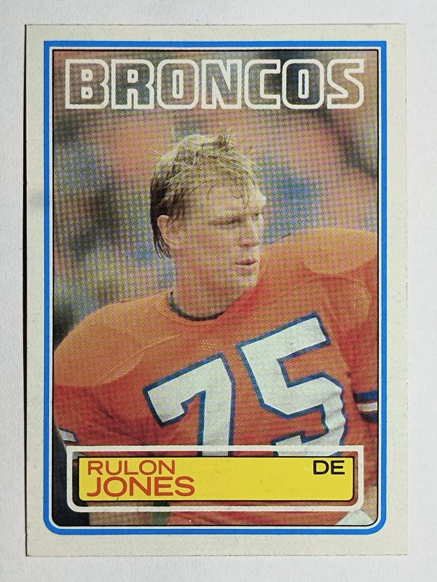 1983 Topps #263 Rulon Jones RC