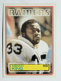 1983 Topps #303 Kenny King