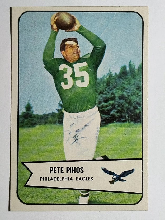 1954 Bowman #9 Pete Pihos (EXMT)