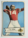 1954 Bowman #42 Y.A.Tittle (EX)