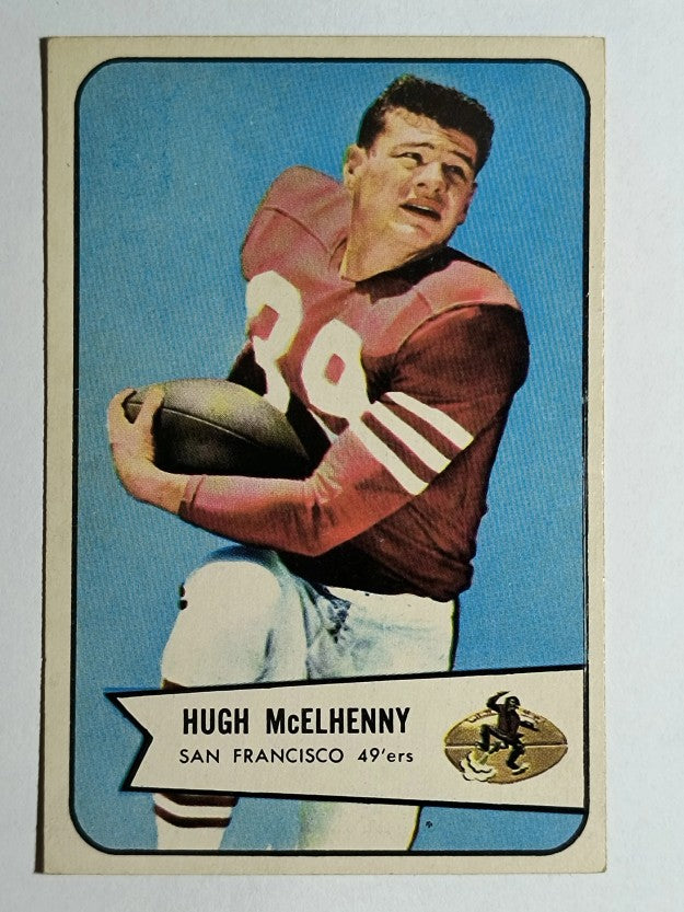 1954 Bowman #54 Hugh McElhenny (EXMT)