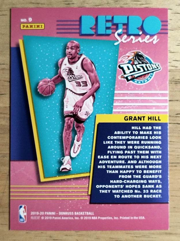 2019-20 Donruss Retro Series #9 Grant Hill