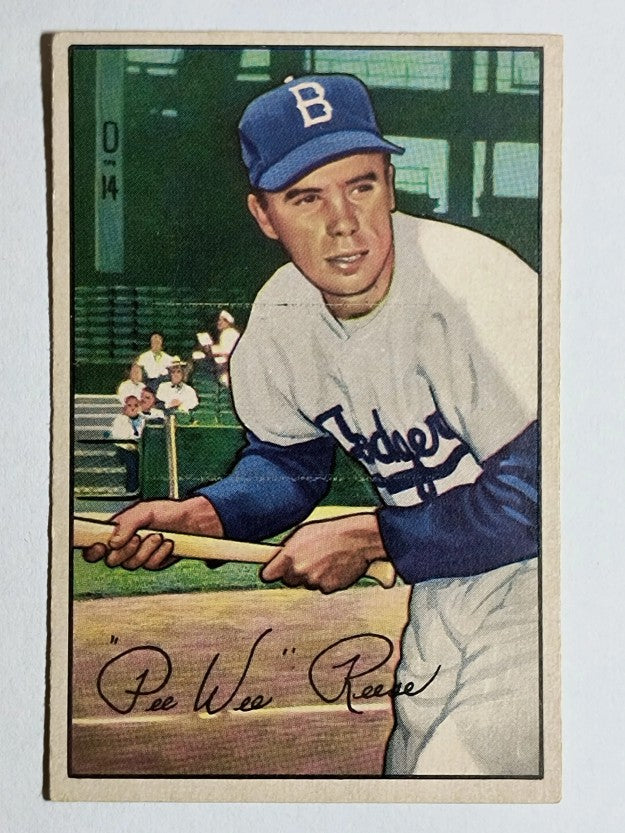 1952 Bowman #8 Pee Wee Reese (EX)