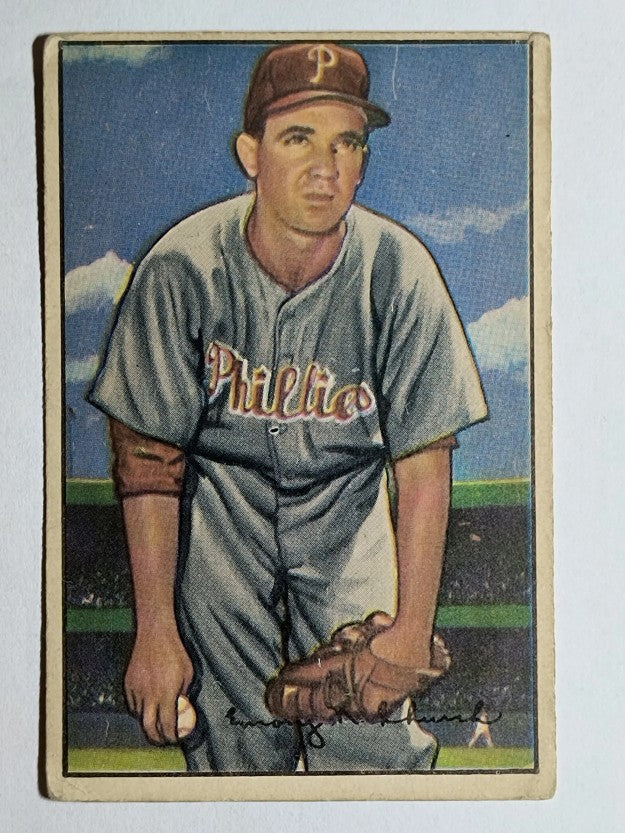 1952 Bowman #40 Bubba Church (VGEX)