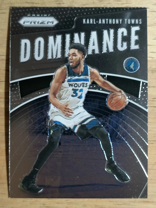 2019-20 Panini Prizm Dominance #15 Karl-Anthony Towns