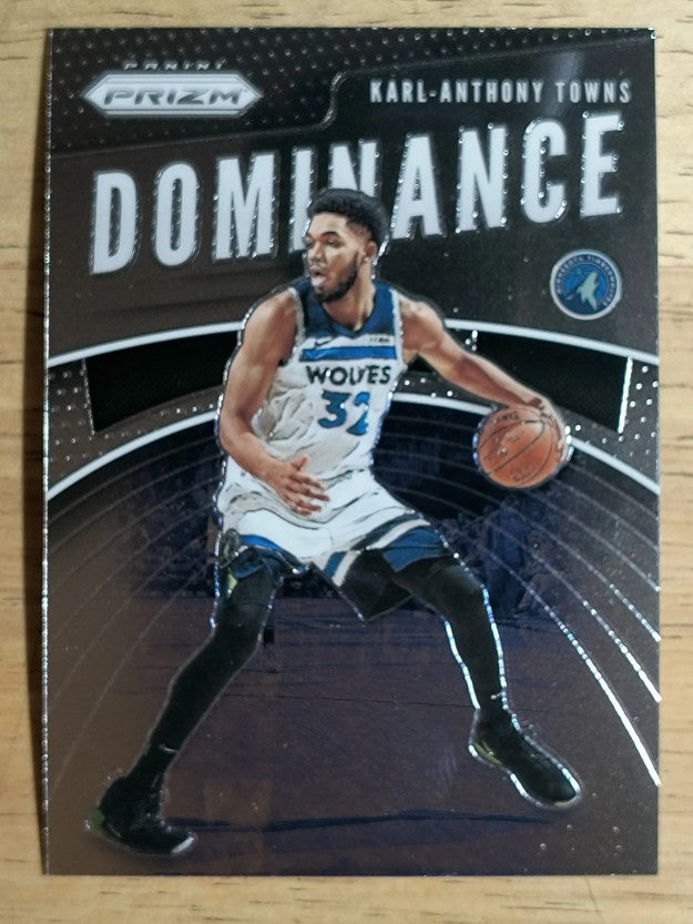 2019-20 Panini Prizm Dominance #15 Karl-Anthony Towns
