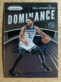 2019-20 Panini Prizm Dominance #15 Karl-Anthony Towns