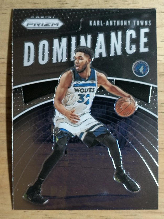 2019-20 Panini Prizm Dominance #15 Karl-Anthony Towns