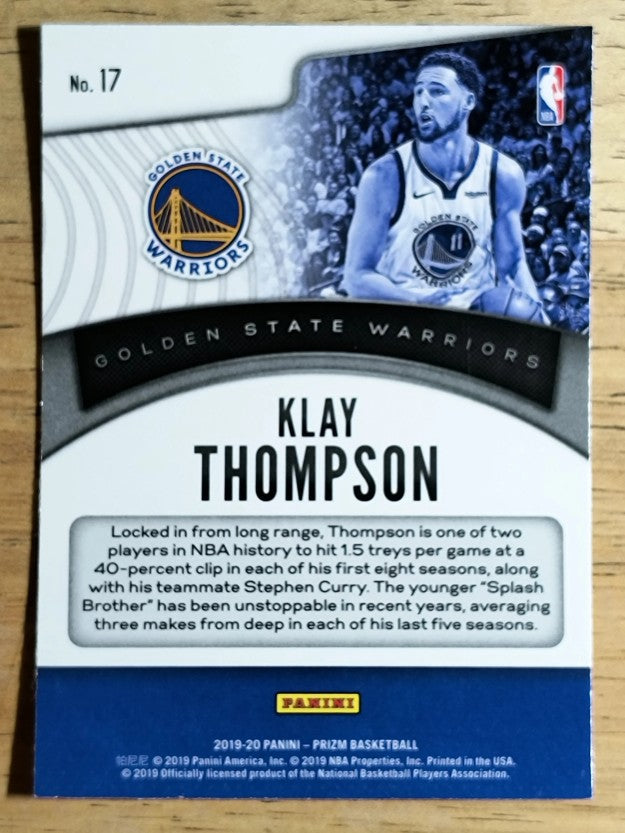 2019-20 Panini Prizm Dominance #17 Klay Thompson