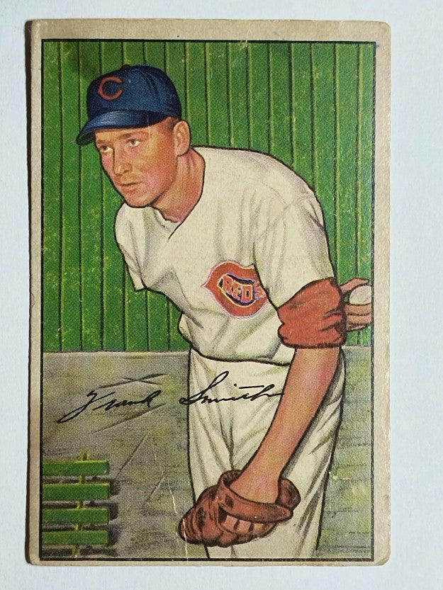 1952 Bowman #186 Frank Smith RC (VG)