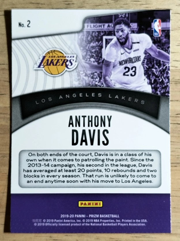 2019-20 Panini Prizm Dominance #2 Anthony Davis