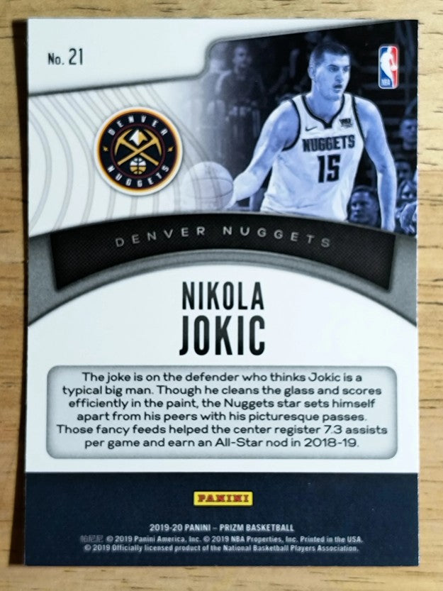 2019-20 Panini Prizm Dominance #21 Nikola Jokic