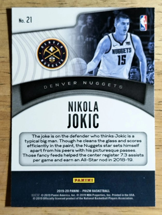 2019-20 Panini Prizm Dominance #21 Nikola Jokic