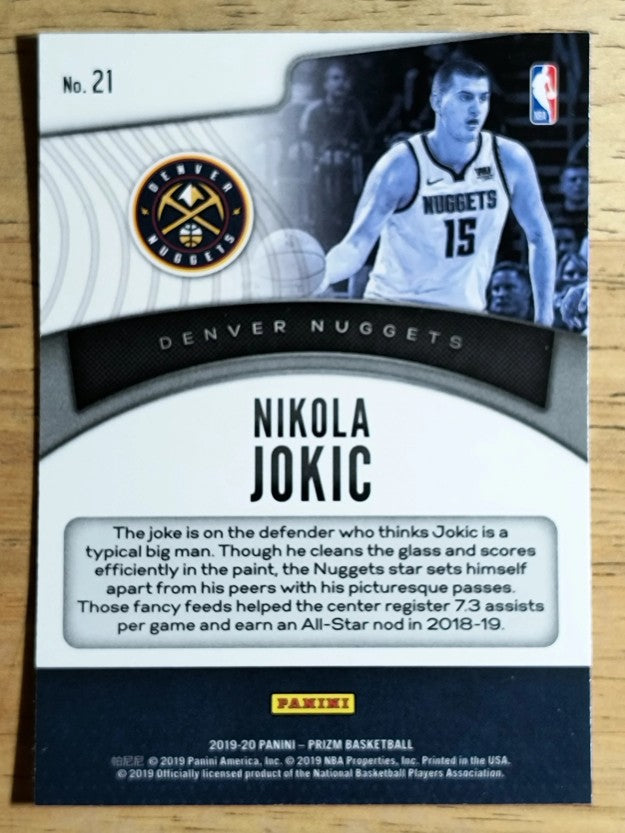 2019-20 Panini Prizm Dominance #21 Nikola Jokic