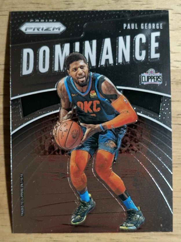 2019-20 Panini Prizm Dominance #22 Paul George