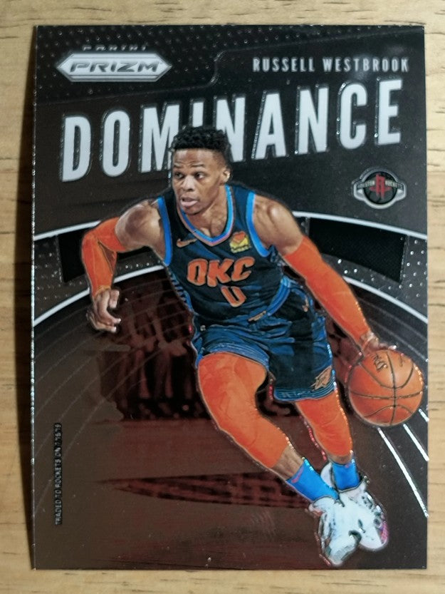2019-20 Panini Prizm Dominance #23 Russell Westbrook
