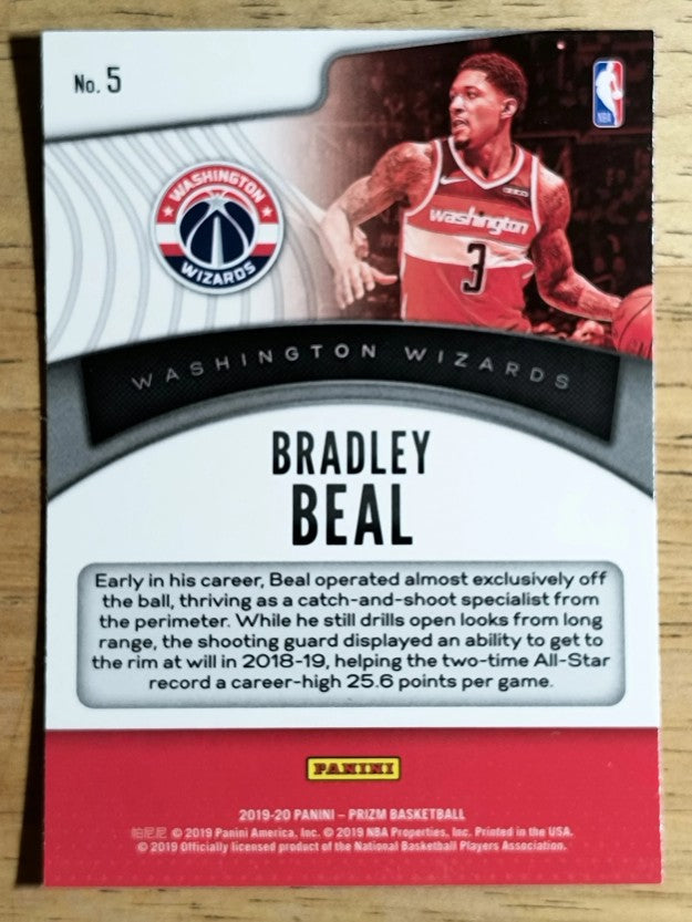 2019-20 Panini Prizm Dominance #5 Bradley Beal