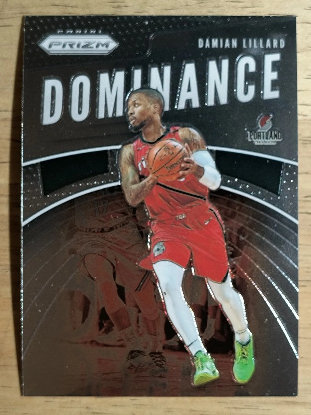 2019-20 Panini Prizm Dominance #6 Damian Lillard