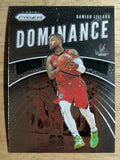 2019-20 Panini Prizm Dominance #6 Damian Lillard