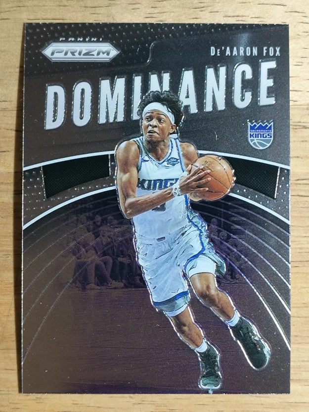 2019-20 Panini Prizm Dominance #7 De'Aaron Fox