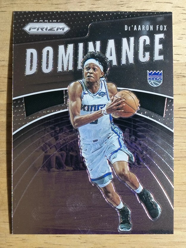 2019-20 Panini Prizm Dominance #7 De'Aaron Fox