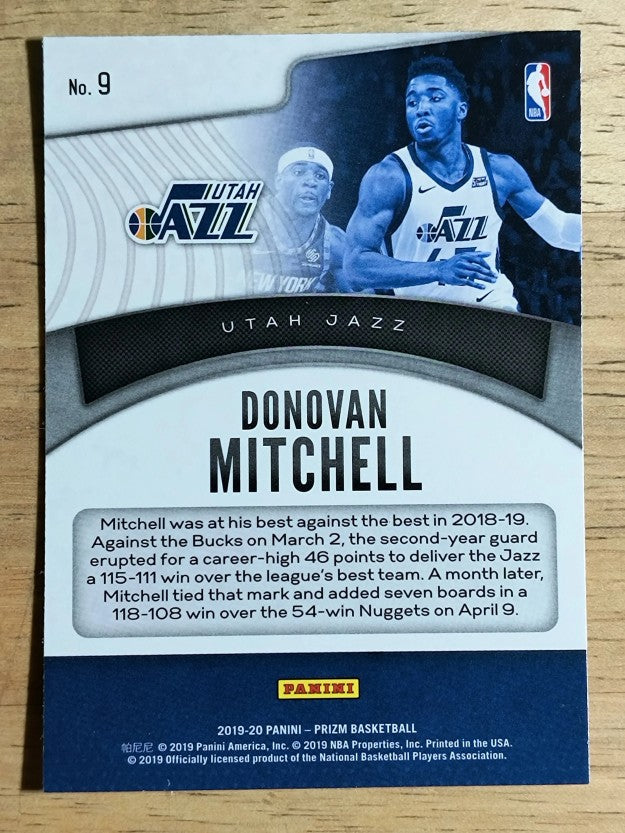 2019-20 Panini Prizm Dominance #9 Donovan Mitchell